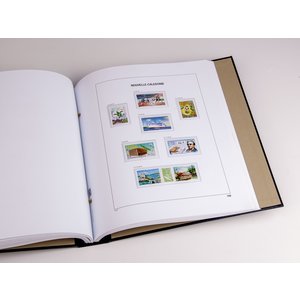 Supplement jaar: 2019 - Nieuw Caledonië - type: DeLuxe - bladen voor Basisalbum, N°: 100-101, B46 (3 st.) - Davo (2 Gats)