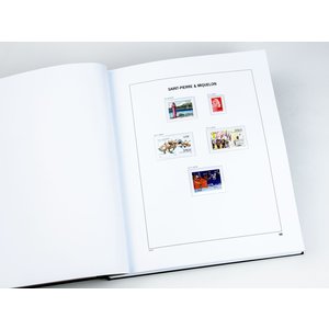 Supplément année: 2018 - st Pierre & Miquelon  - type: DeLuxe - feuilles pour Album de base, N°: 67-68, B33-B35 (5 pcs.) - Davo (2 Trous)