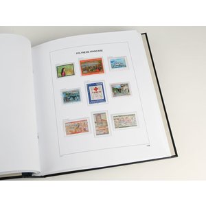 Supplement year: 2015 - French Polynesia - type: DeLuxe - sheets for Basic album, N°: 107-108, B41, B42, C8 (5 pcs.) - Davo (2 Holes)