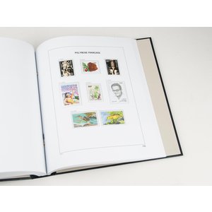 Supplement jaar: 2016 - Frans Polynesië - type: DeLuxe - bladen voor Basisalbum, N°: 109-110, B43, B44, C9 (5 st.) - Davo (2 Gats)