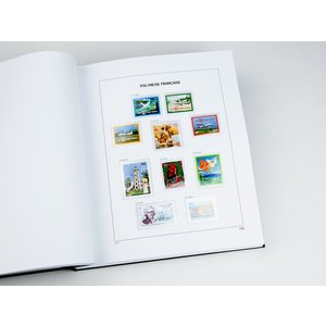 Supplement jaar: 2018 - Frans Polynesië - type: DeLuxe - bladen voor Basisalbum, N°: 113-114, B47, B48, C11 (5 st.) - Davo (2 Gats)
