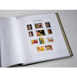 Supplément année: 2020 - Polynésie française - type: DeLuxe - feuilles pour Album de base, N°: 117-118, B51, B52, C13 (5 pcs.) - Davo (2 Trous)