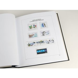 Supplement year: 2015 - French Antarktik (TAAF) - type: DeLuxe - sheets for Basic album, N°: 68-70,, B34-B36, C3 (7 pcs.) - Davo (2 Holes)