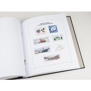 Supplement year: 2017 - French Antarktik (TAAF) - type: DeLuxe - sheets for Basic album, N°: 73-76, B40-B42 (7 pcs.) - Davo (2 Holes)