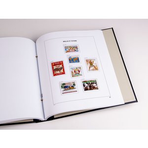 Supplément année: 2019 - Wallis et Futuna - type: DeLuxe - feuilles pour Album de base, N°: 87-88, B27 (3 pcs.) - Davo (2 Trous)