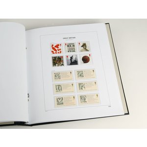 Supplement year: 2015 - Great-Britain - type: DeLuxe - sheets for Basic album, N°: 249-255, B66-69 (11 pcs.) - Davo (2 Holes)
