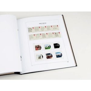Supplement year: 2016 - Great-Britain - type: DeLuxe - sheets for Basic album, N°: 256-265, B70-73 (14 pcs.) - Davo (2 Holes)