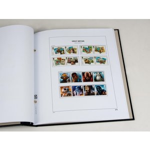 Supplement year: 2017 - Great-Britain - type: DeLuxe - sheets for Basic album, N°: 266-273, B74-76 (11 pcs.) - Davo (2 Holes)