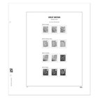Supplement year: 2018 - Great-Britain (Extra) - type: DeLuxe - sheets for Basic album, N°: E21-R27 (2 pcs.) - Davo (2 Holes)