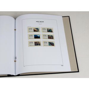 Supplement jaar: 2017 - Groot Brittannië (Fast Stamps) - type: DeLuxe - bladen voor Basisalbum, N°: FS22-24 (3 st.) - Davo (2 Gats)