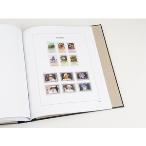 Supplément année: 2016 - Alderney - type: DeLuxe - feuilles pour Album de base, N°: 54-55, B25 (3 pcs.) - Davo (2 Trous)