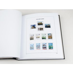 Supplement year: 2017 - Falkland Islands - type: DeLuxe - sheets for Basic album, N°: 116-118 (3 pcs.) - Davo (2 Holes)