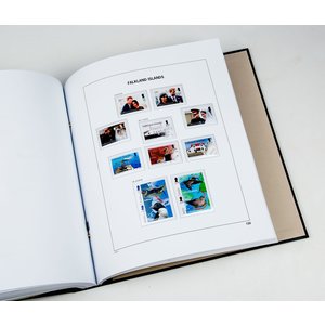 Supplement year: 2018 - Falkland Islands - type: DeLuxe - sheets for Basic album, N°: 119-121, B41 (4 pcs.) - Davo (2 Holes)