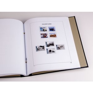 Supplement year: 2019 - Falkland Islands - type: DeLuxe - sheets for Basic album, N°: 122-124 (3 pcs.) - Davo (2 Holes)