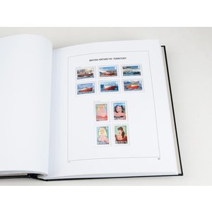 Supplement year: 2017 - Britisch Antartic Territory (Falkland B.A.T.) - type: DeLuxe - sheets for Basic album, N°: 57-58, B30 (3 pcs.) - Davo (2 Holes)