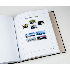 Nachtrag Jahr: 2018 - Britisches Antarktis-Territorium (Falkland B.A.T.) - Typ: DeLuxe - Blätter für Basisalbum, N°: 59-61, B31 (4 Stk.) - Davo (2 Löcher)