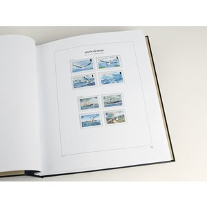 Supplement jaar: 2015 - Falkland Dependencies ((Zuid-Georgië & Sandwicheilanden) - type: DeLuxe - bladen voor Basisalbum, N°: 69-71, B23 (4 st.) - Davo (2 Gats)