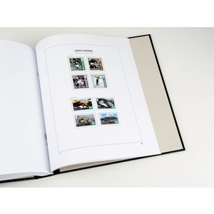 Supplement year: 2016 - Falkland Dependencies (South Georgia & Sandwich Islands) - type: DeLuxe - sheets for Basic album, N°: 72-73, B24 (3 pcs.) - Davo (2 Holes)