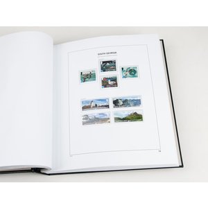 Supplement year: 2017 - Falkland Dependencies (South Georgia & Sandwich Islands) - type: DeLuxe - sheets for Basic album, N°: 74-75, B25-26 (4 pcs.) - Davo (2 Holes)