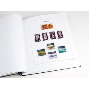 Supplément année: 2023 - Gibraltar - type: DeLuxe - feuilles pour Album de base, N°: 173-177,B97-100 (9 pcs.) - Davo (2 Trous)