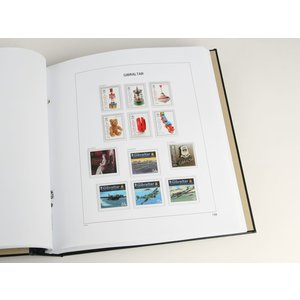 Supplement jaar: 2015 - Gibraltar - type: DeLuxe - bladen voor Basisalbum, N°: 137-140, B78-79 (6 st.) - Davo (2 Gats)