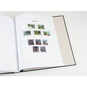 Supplement year: 2016 - Gibraltar - type: DeLuxe - sheets for Basic album, N°: 141-145, B80 (7 pcs.) - Davo (2 Holes)