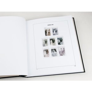 Supplement year: 2017 - Gibraltar - type: DeLuxe - sheets for Basic album, N°: 146-151, B81-82 (8 pcs.) - Davo (2 Holes)