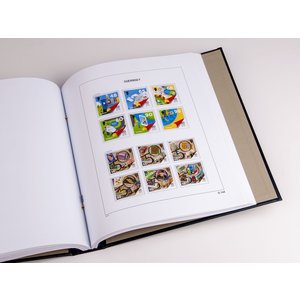 Supplement year: 2019 - Guernsey - type: DeLuxe - sheets for Basic album, N°: G141-145, GB67-70 (9 pcs.) - Davo (2 Holes)