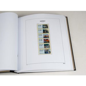 Supplément année: 2017 - Guernsey (Post & Go) - type: DeLuxe - feuille pour Album de base, N°: PG3- (1 pc.) - Davo (2 Trous)