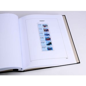 Supplement year: 2020 - Guernsey (Post & Go) - type: DeLuxe - Zwart, N°: PG6- (1 pc.) - Davo (2 Holes)