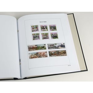 Supplément année: 2015 - Ile de Man - type: DeLuxe - feuilles pour Album de base, N°: M144-150, M2015-B1-2 (9 pcs.) - Davo (2 Trous)