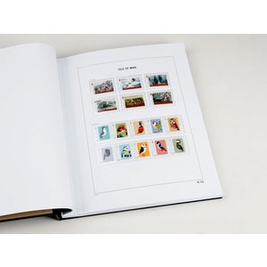 Supplément année: 2016 - Ile de Man - type: DeLuxe - feuilles pour Album de base, N°: M151-156, M2016-B1- (9 pcs.) - Davo (2 Trous)