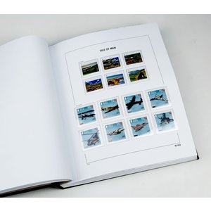 Supplément année: 2018 - Ile de Man - type: DeLuxe - feuilles pour Album de base, N°: M163-170, M2018-B1-3 (Incl. D1 map), PG2-3 (13 pcs.) - Davo (2 Trous)