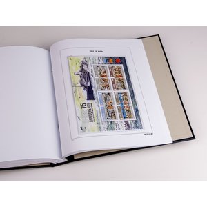 Supplement year: 2019 - Isle of Man - type: DeLuxe - sheets for Basic album, N°: M171-177, ,M2019-B1-3 ( Incl. D1 map), PG4-5 (12 pcs.) - Davo (2 Holes)