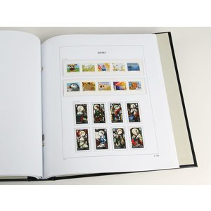 Supplément année: 2015 - Jersey - type: DeLuxe - feuilles pour Album de base, N°: J157-63, JB64-70 (Incl. JB64a), PG2 (16 pcs.) - Davo (2 Trous)