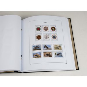 Supplément année: 2017 - Jersey - type: DeLuxe - feuilles pour Album de base, N°: J171-177, JB78-85, PG4 (16 pcs.) - Davo (2 Trous)