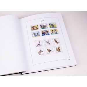 Supplément année: 2019 - Jersey - type: DeLuxe - feuilles pour Album de base, N°: J186-193, JB94-100 (Incl. JB95a), PG6 (17 pcs.) - Davo (2 Trous)