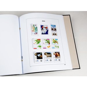 Supplement jaar: 2017 - Israël - type: DeLuxe - bladen voor Basisalbum, N°: 246-250, B67-68, C25 (8 st.) - Davo (2 Gats)