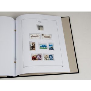 Supplément année: 2017 - Norvège - type: DeLuxe - feuilles pour Album de base, N°: 158-160, B33 (4 pcs.) - Davo (2 Trous)