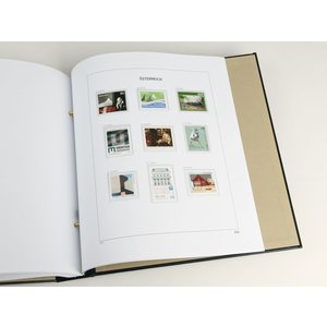 Supplement year: 2015 - Austria - type: DeLuxe - sheets for Basic album, N°: 231-236, B54-56 (9 pcs.) - Davo (2 Holes)