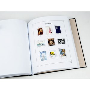 Supplement year: 2018 - Austria - type: DeLuxe - sheets for Basic album, N°: 249-254, B62-64 (9 pcs.) - Davo (2 Holes)