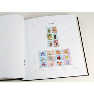 Supplement year: 2015 - Suriname - type: DeLuxe - sheets for Basic album, N°: 129-131, B64-66 (6 pcs.) - Davo (2 Holes)