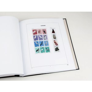 Supplement year: 2016 - Suriname - type: DeLuxe - sheets for Basic album, N°: 132-135, B67 (5 pcs.) - Davo (2 Holes)