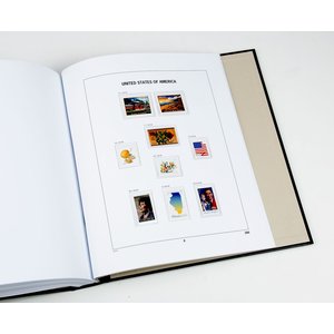 Supplement year: 2018 - United States - type: DeLuxe - sheets for Basic album, N°: 286-291, B79-80 (8 pcs.) - Davo (2 Holes)