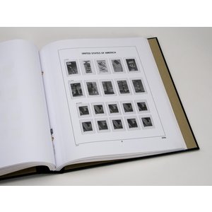 Supplément année: 2023 - États-Unis - type: DeLuxe - feuilles pour Timbres de paires de timbres, N°: 320a-321a, 322a, 323a (4 pcs.) - Davo (2 Trous)