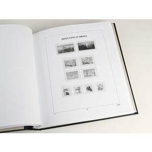 Supplement year: 2015 - United States - type: DeLuxe - sheets for Stamps from Pairs, N°: 269a-270a, 272a (3 pcs.) - Davo (2 Holes)