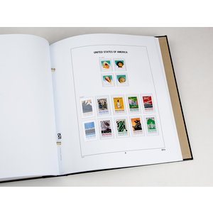 Supplement year: 2017 - United States - type: DeLuxe - sheets for Stamps from Pairs, N°: 281a-282a, 283a, 284a, 285a (5 pcs.) - Davo (2 Holes)