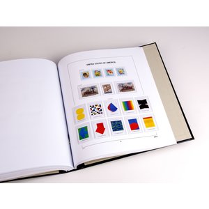 Nachtrag Jahr: 2019 - Vereinigde Staaten - Typ: DeLuxe - Blätter für Briefmarken aus Paaren, N°: 293a-295a, 296a, 297a (4 Stk.) - Davo (2 Löcher)