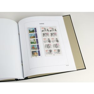 Supplément année: 2015 - Suède - type: DeLuxe - feuilles pour Carnet de Automatiques, N°: FH201-205 (5 pcs.) - Davo (2 Trous)