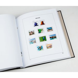 Supplement year: 2018 - Switzerland - type: DeLuxe - sheets for Basic album, N°: 194-198, B45 (6 pcs.) - Davo (2 Holes)